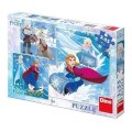 Disney Walt: Ledové království - Zimní radovánkay - puzzle 3x55 dílků