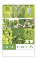 neuveden: Kalendář nástěnný 2019 - Fresh Colours
