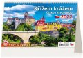 neuveden: Kalendář stolní 2022 - Křížem krážem Českou republikou