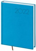 neuveden: Diář 2022 Print - světle modrý, denní, B6