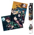 -: Demon Slayer Set 2 plakátů 52 x 38 xm