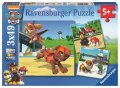 neuveden: Puzzle Tlapková Patrola: Psí tým 3x49 dílků