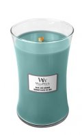 neuveden: WoodWick Blue Java Banana svíčka váza 609g