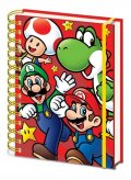 neuveden: Blok A5 kroužkový Super Mario run