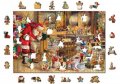 neuveden: Wooden City Puzzle Santova dílna 2v1, dřevěné, 505 dílků