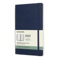 neuveden: Moleskine Plánovací zápisník 2022 modrý L, měkký