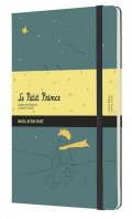 neuveden: Moleskine Malý princ zápisník zelený L, linkovaný