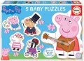 neuveden: Trefl Puzzle Baby Prasátko Peppa 2, 5v1 (3-5 dílků)