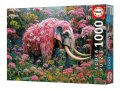 neuveden: Puzzle Květinový slon 1000 dílků
