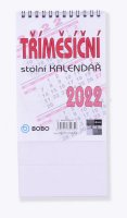 neuveden: Kalendář 2022 Tříměsíční - stolní