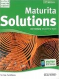 Falla Tim: Maturita Solutions Elementary Student´s Book 2nd (CZEch Edition)