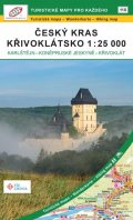 neuveden: Český kras, Křivoklátsko 1 : 25 000 / 110 Turistické mapy pro každého