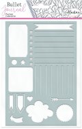 neuveden: Šablona Aladine Bullet Journal - Organizace měsíce 19 x 13 cm