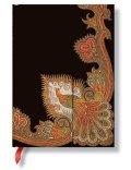 neuveden: Zápisník - Swirling Peacock – Ebony Wrap, midi 120x170