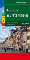 neuveden: Bádensko-Württembersko 1:200 000 / automapa a rekreační mapa