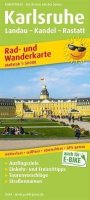 neuveden: Karlsruhe, Landau-Kandel-Rastatt 1:50 000 / cyklistická a turistická mapa