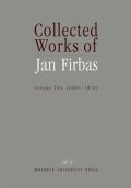 Eurythmics: Collected Works of Jan Firbas: Volume Two (1968–1978)
