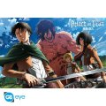 neuveden: Attack on Titan Plakát Maxi - Ready to fight! 91,5 x 61 cm