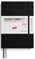 neuveden: Weekly Planner 2026 Medium (A5) Black