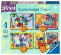 neuveden: Puzzle Disney: Stitch 4v1