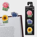 neuveden: Záložka do knihy Mini magnetická - Květiny