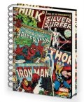 neuveden: Zápisník Marvel - Comics Montage A5