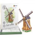neuveden: NiXiM Dřevěné 3D puzzle - Holandský větrný mlýn