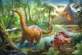 neuveden: Trefl Puzzle Dinosauři na cestách / 60 dílků