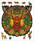 : Dřevěné puzzle - Zázračný jelen
