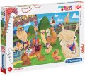 neuveden: Puzzle Supercolor No probLlama 104 dílků