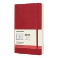 neuveden: Moleskine Diář 2022 červený L, denní, měkký