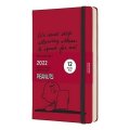 neuveden: Moleskine Diář 2022 Snoopy červený L, denní