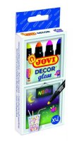 neuveden: JOVI DECOR GLASS fixy 4 ks neón