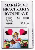 neuveden: Mariáš MINI dvouhlavý - karty 32 ks v papírové krabičce