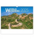 neuveden: Kalendář nástěnný 2025 - World Wonders
