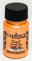 neuveden: Metalická akrylová barva Cadence Dora Metalic - meruňková / 50 ml