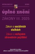neuveden: Aktualizace III/1 2025 O sociálních službách, o veřejném zdravotním