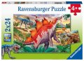 neuveden: Ravensburger Puzzle - Svět dinosaurů 2x24 dílků