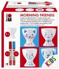 neuveden: Marabu KiDS Sada Popisovačů na porcelán a sklo se 4 šálky na vejce - Mornin