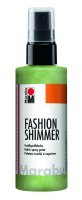 neuveden: Marabu Fashion Shimmer na tmavý textil třpytivý - reseda 100 ml