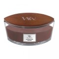 neuveden: WoodWick Stone Washed Suede svíčka loď 453,6g