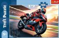 neuveden: Puzzle Rychlý motorkář 100 dílků