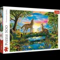 neuveden: Trefl Puzzle Vlčí přirozenost / 500 dílků