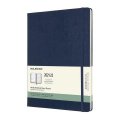 neuveden: Moleskine Zápisník plánovací 2021-2022 modrý XL, tvrdý