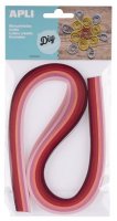 neuveden: APLI quilling papírové proužky - mix růžových barev 120 ks