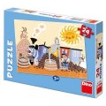 Miler Zdeněk: Veselá mašinka v depu - puzzle 24 dílků