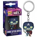 neuveden: Funko POP Keychain: Marvel What If - Zombie Captain America (klíčenka)