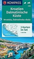 neuveden: Kroatien, Dalmatische Küste, Hrvatska, Dalmatinska obala 1:100 000 / sada