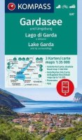 neuveden: Gardské jezero a okolí 1:35 000 / sada 3 turistických map KOMPASS 697