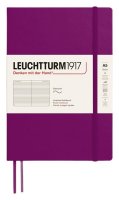 : Zápisník Leuchtturm1917 A5 měkké desky Burgundy linkovaný